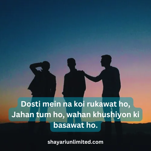 friendship shayari in english