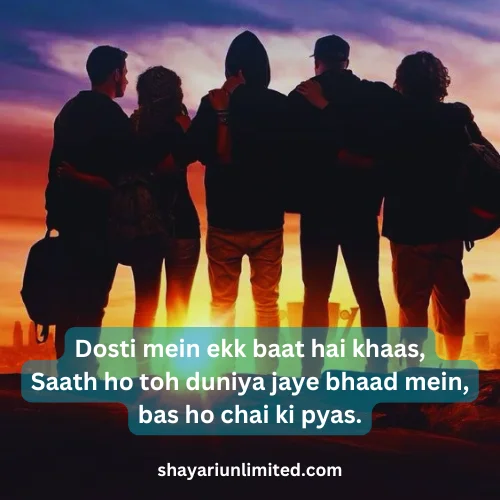 friendship shayari in english funny