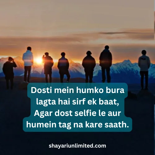 friendship shayari in english funny