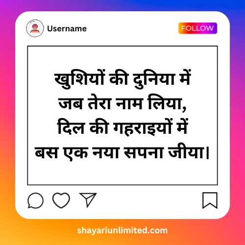 instagram bio shayari in hindi