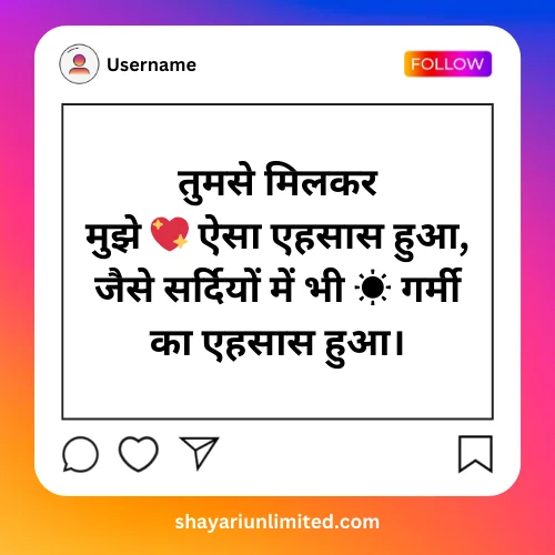 instagram bio shayari love