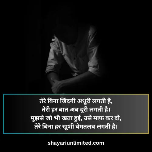 love sad sorry shayari