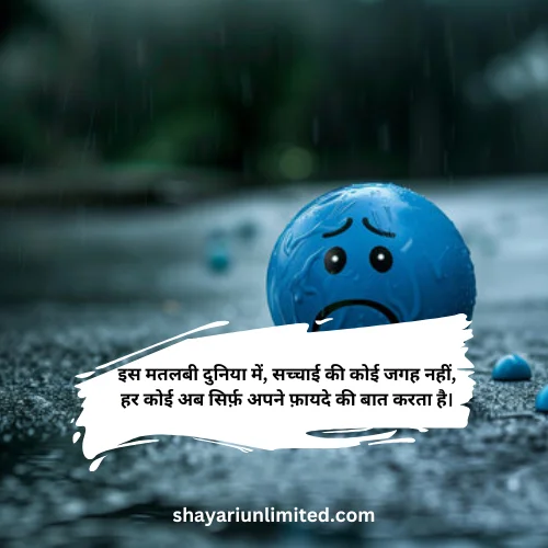 rishte matlabi shayari in hindi