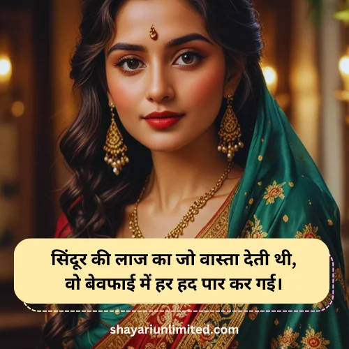 shayari for bewafa wife