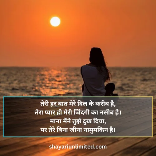 sorry shayari for boyfriend