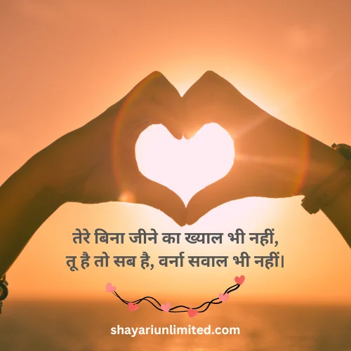 true love love shayari